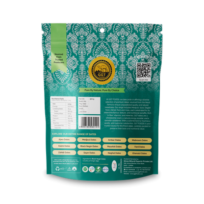 Black Negin Dates Pouch