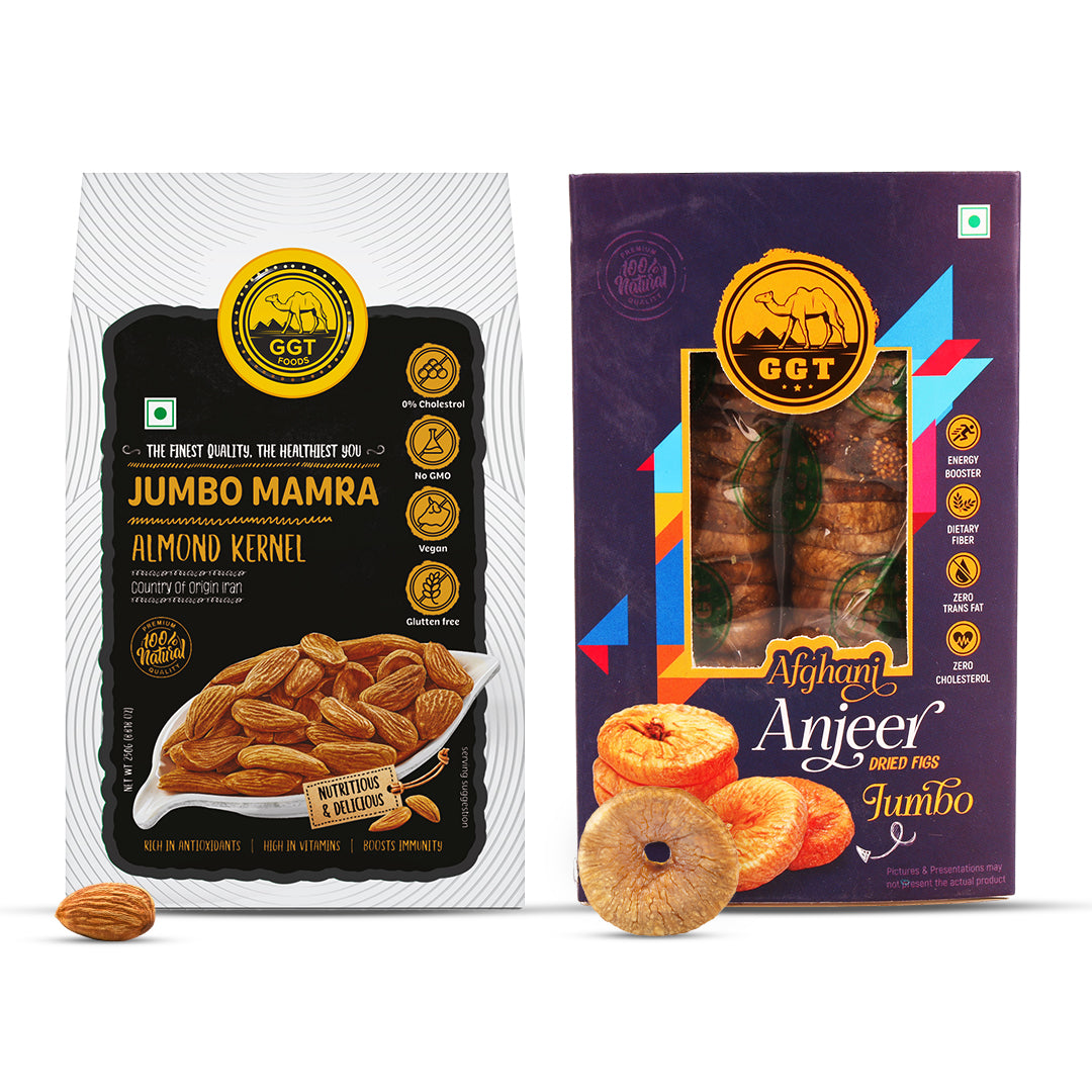 Jumbo Mamra 250gm & Anjeer 250gm Combo