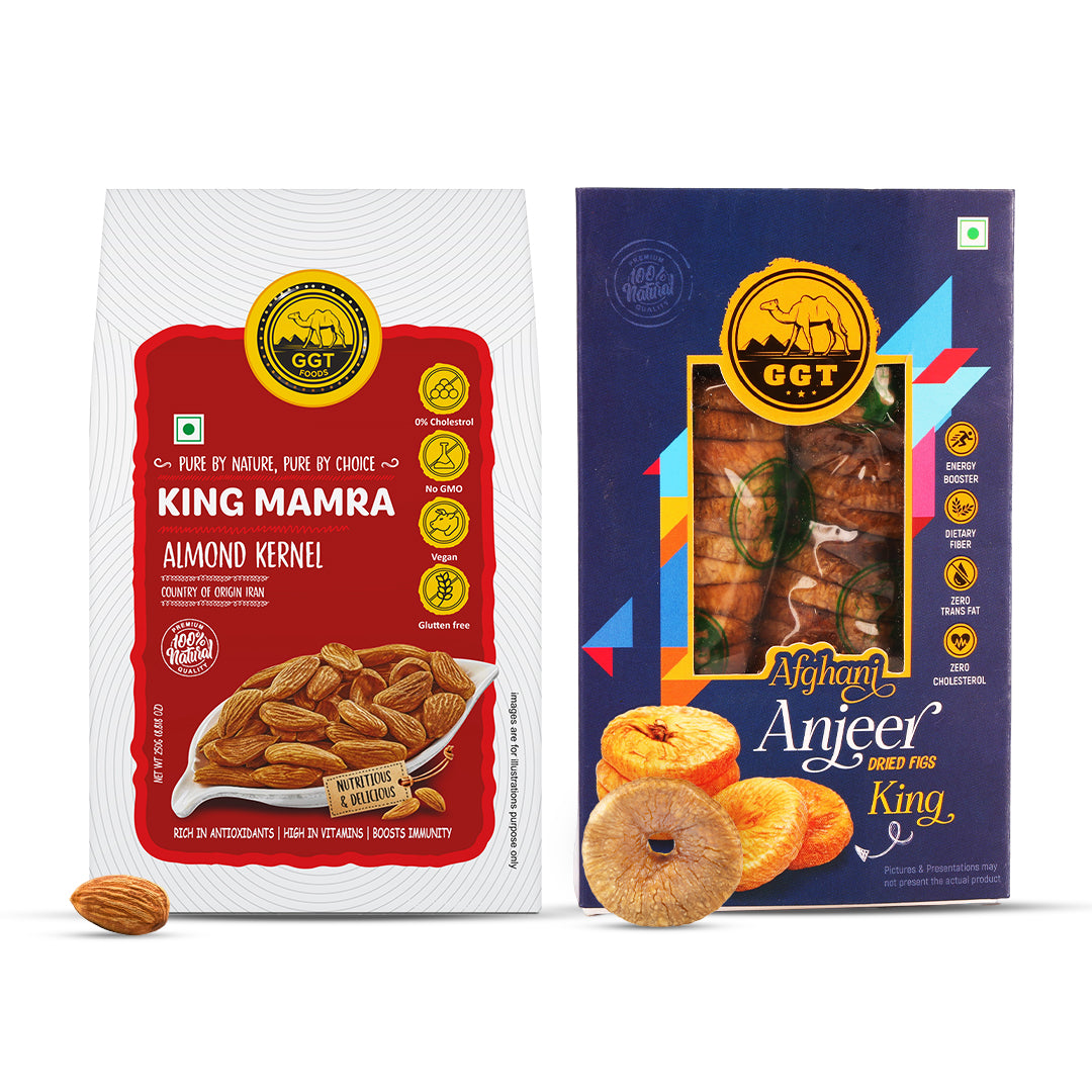 Premium King Mamra 250gm & King Anjeer 250gm Duo