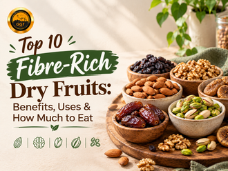 Top 10 Fibre-Rich Dry Fruits: Benefits, Uses & How Much to Eat