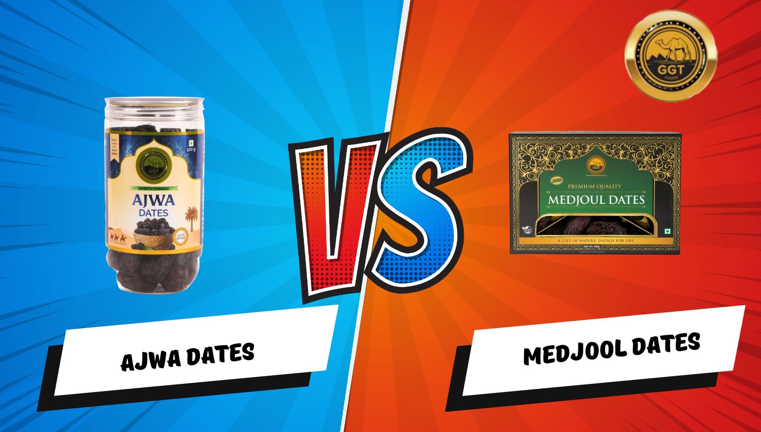 Medjool Dates vs Ajwa Dates: Comparison, Benefits & Which Is Better?