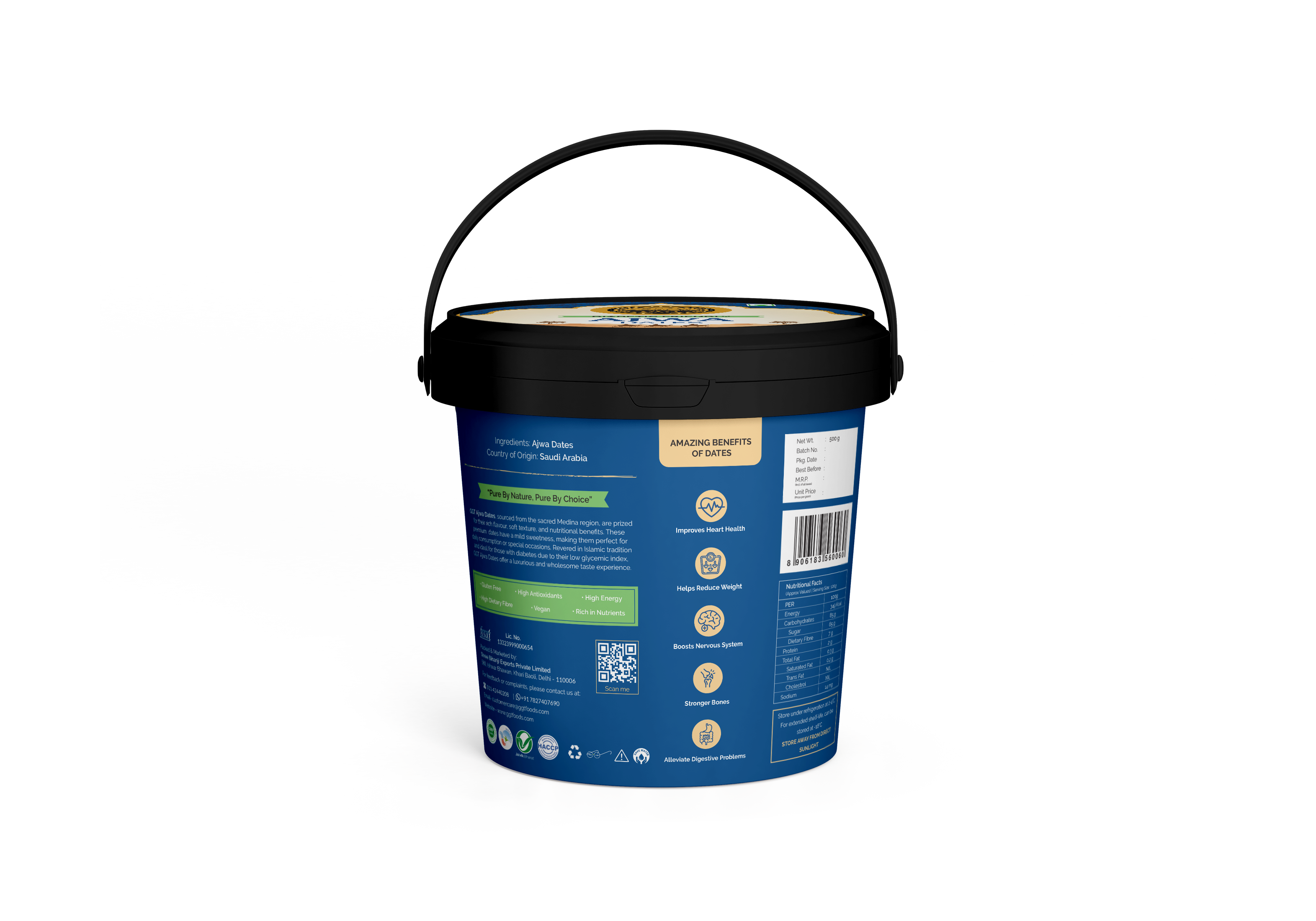 Ajwa Dates Bucket