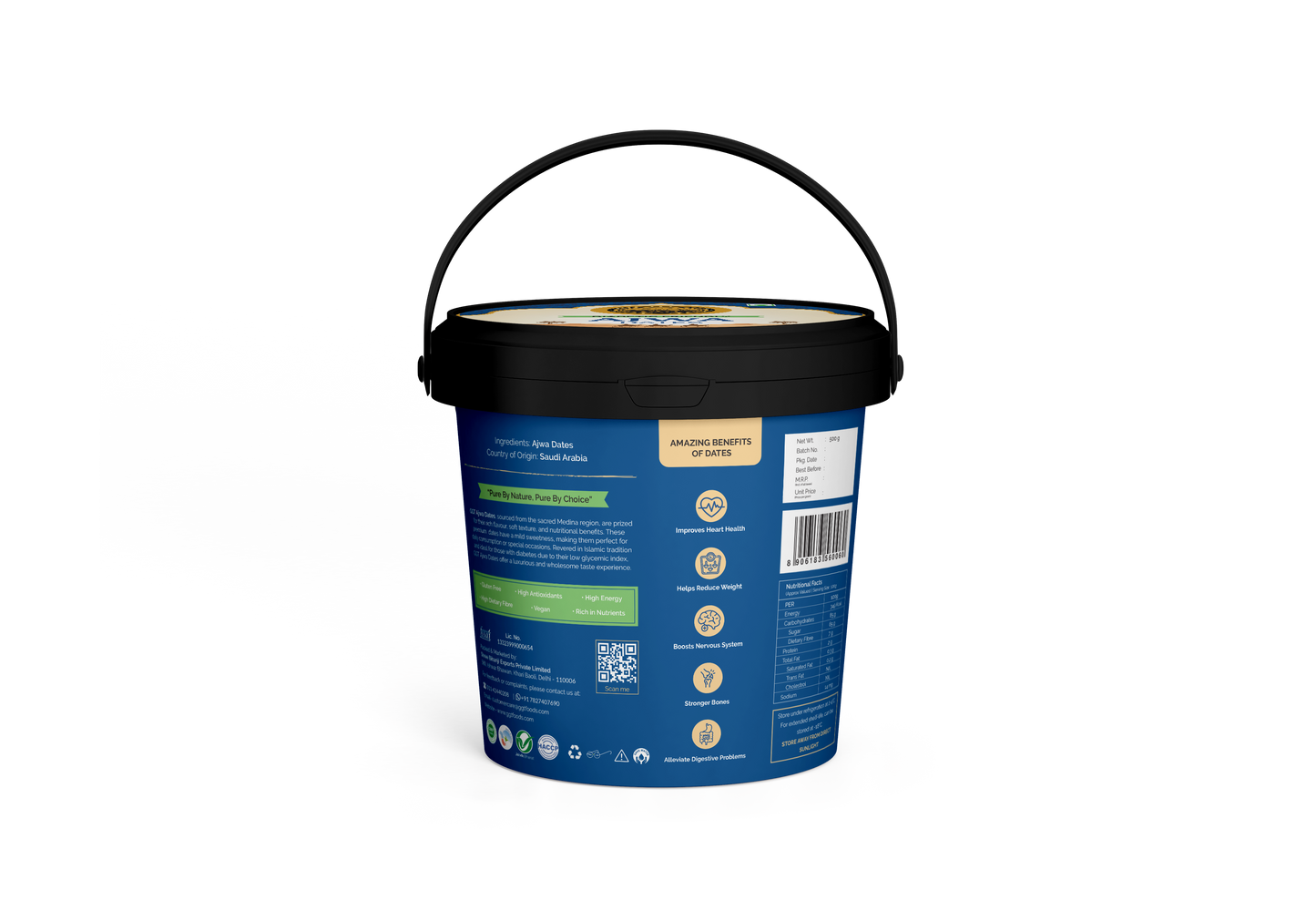 Ajwa Dates Bucket