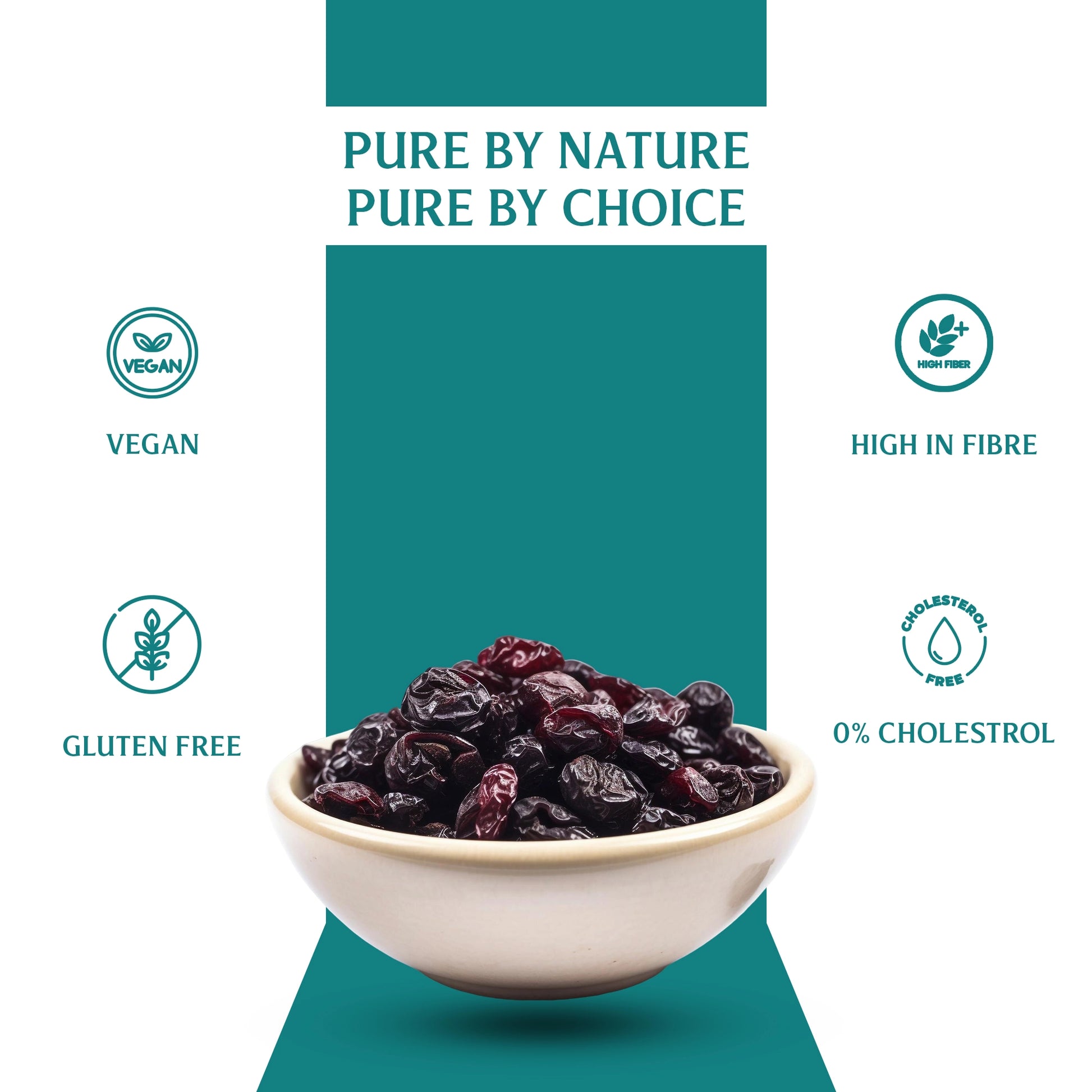 Premium Seedless Black Raisins – 200g