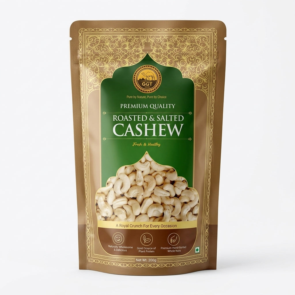 Roasted and Salted Cashews – 200gm