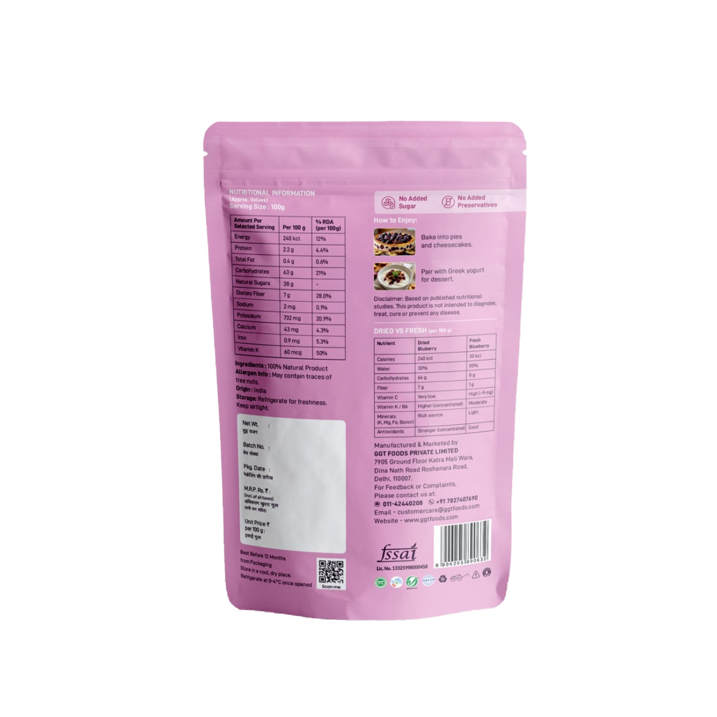 Buy Dried Plum Online at Best Price in India | GGT Foods